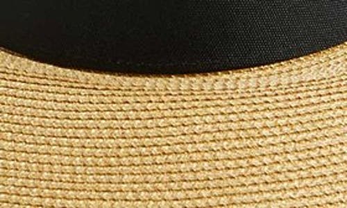 Eric Javits Halo Visor In Natural/black