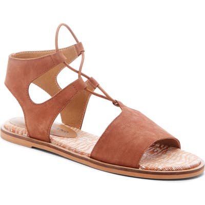 Lucky Brand Feray Gladiator Sandal, Brown