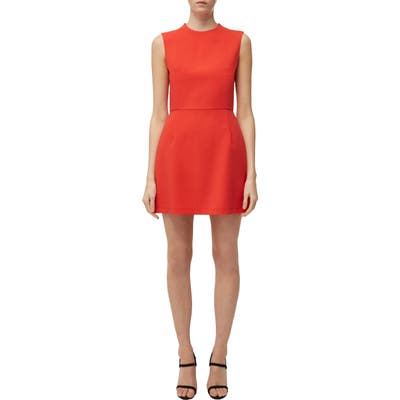 French Connection Sundae Stretch Minidress, Orange
