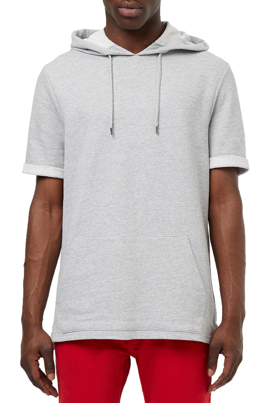 athletic short sleeve hoodie