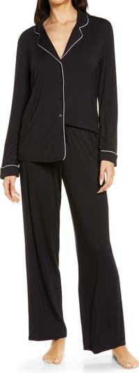ReliWel Women's Pajamas Sets Ladies Cotton Pjs with Cute Print Long Sleeve  Sleepwear Loungewear Nightwear with Drawstring Black : : Clothing,  Shoes & Accessories