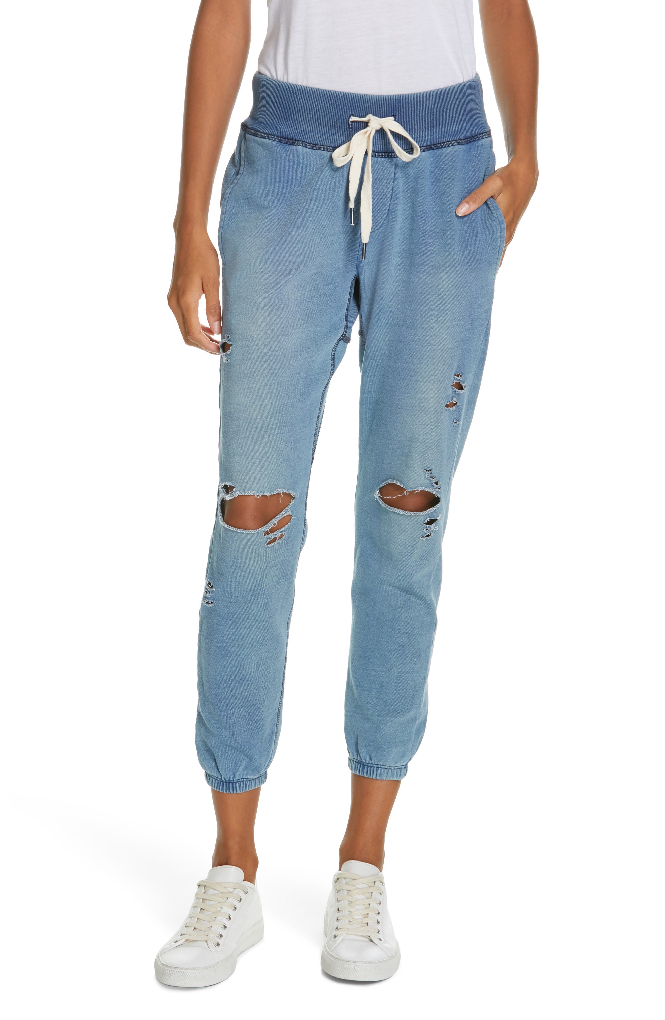 Nsf Clothing Sayde Sweatpants, Blue