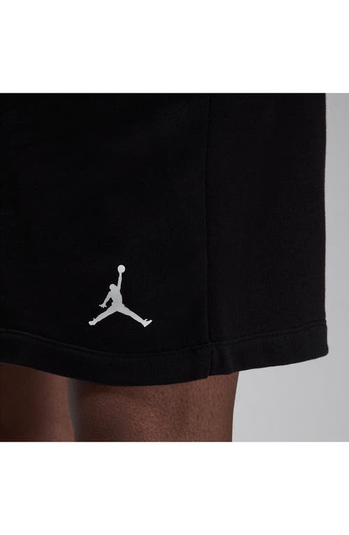 Shop Jordan Mvp Sweat Shorts In Black/white