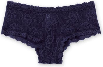 Boyshort panty made of luxury combed cotton and lace - Diane