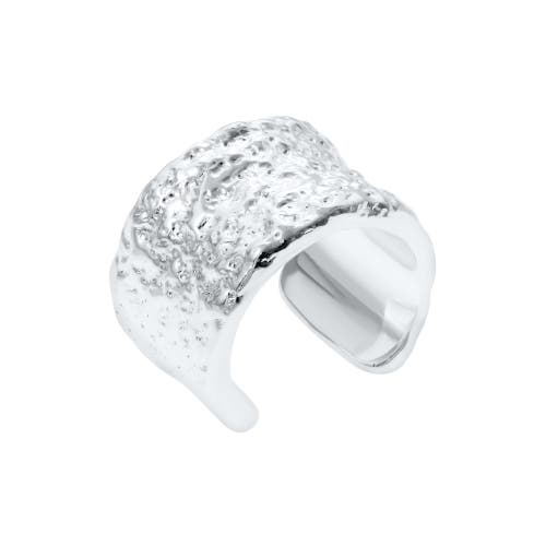 Lucy Quartermaine Hula Ear Cuff In Sterling Silver
