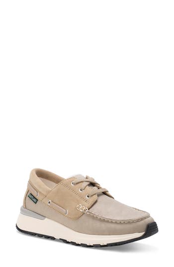 Eastland Leap Trainer Leather Sneaker In Neutral
