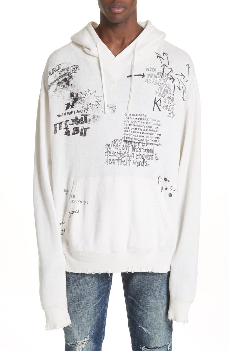 R13 Doodle Hoodie Nordstrom