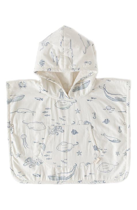 Organic Cotton Hooded Towel Poncho (Baby)