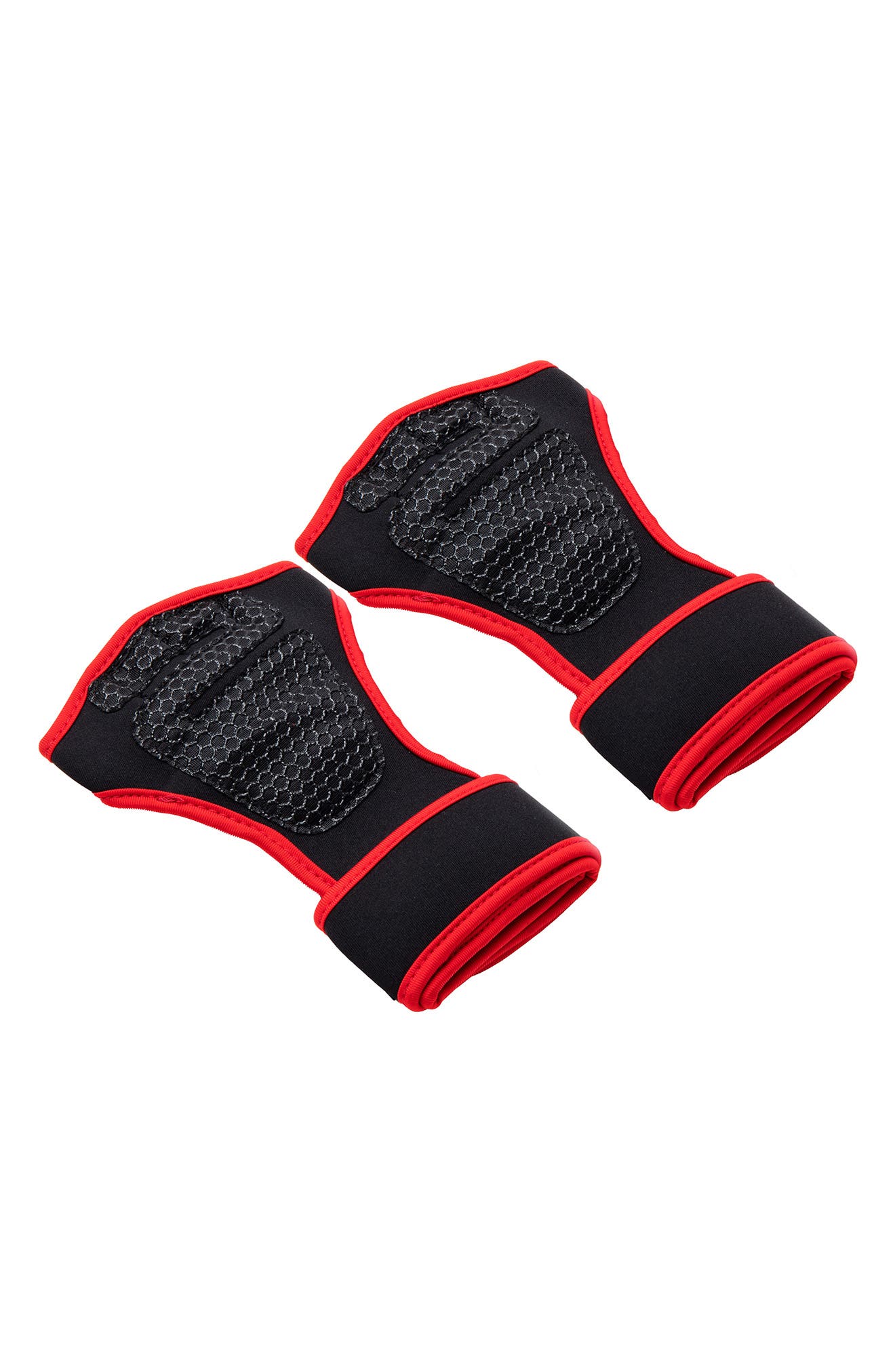 Mind Reader Pull-up Glove Set In Red