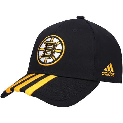 Boston Bruins Reebok Men's Black Face-Off NHL Team Player Flex Hat,  Small/Medium