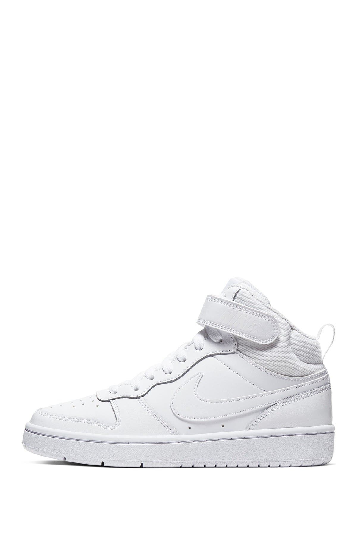 Nike Court Borough Mid 2 Basketball Sneaker In White