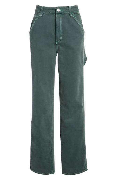 PacSun '90s Cotton Carpenter Pants in Deep Green