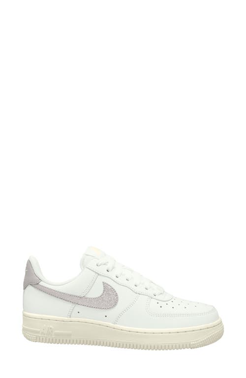 Image of Nike Air Force 1 '07 Sneaker in Summit White/Silver/Sail at Nordstrom, Size 8