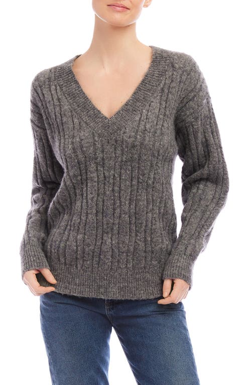 Shop Fifteen Twenty Deliana Oversize Sweater In Gray