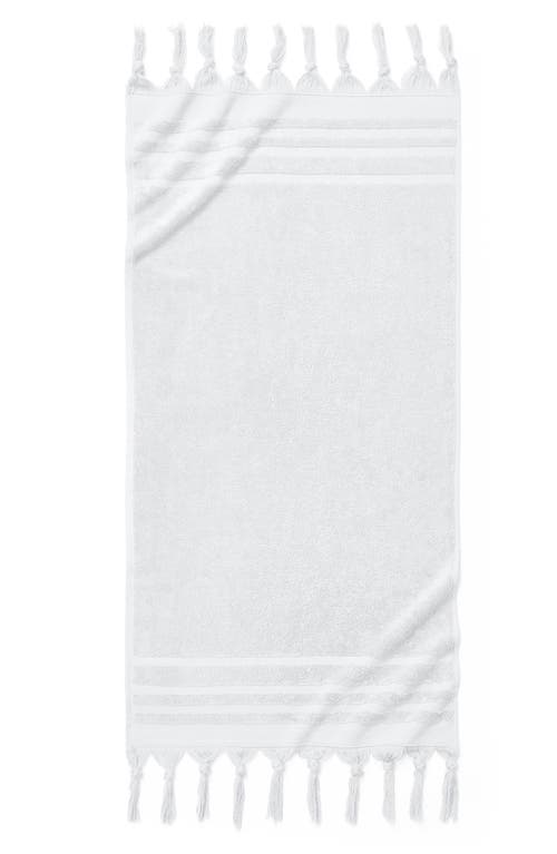 Shop Ugg(r) Ava Tied Fringe Bath Towel In Bright White