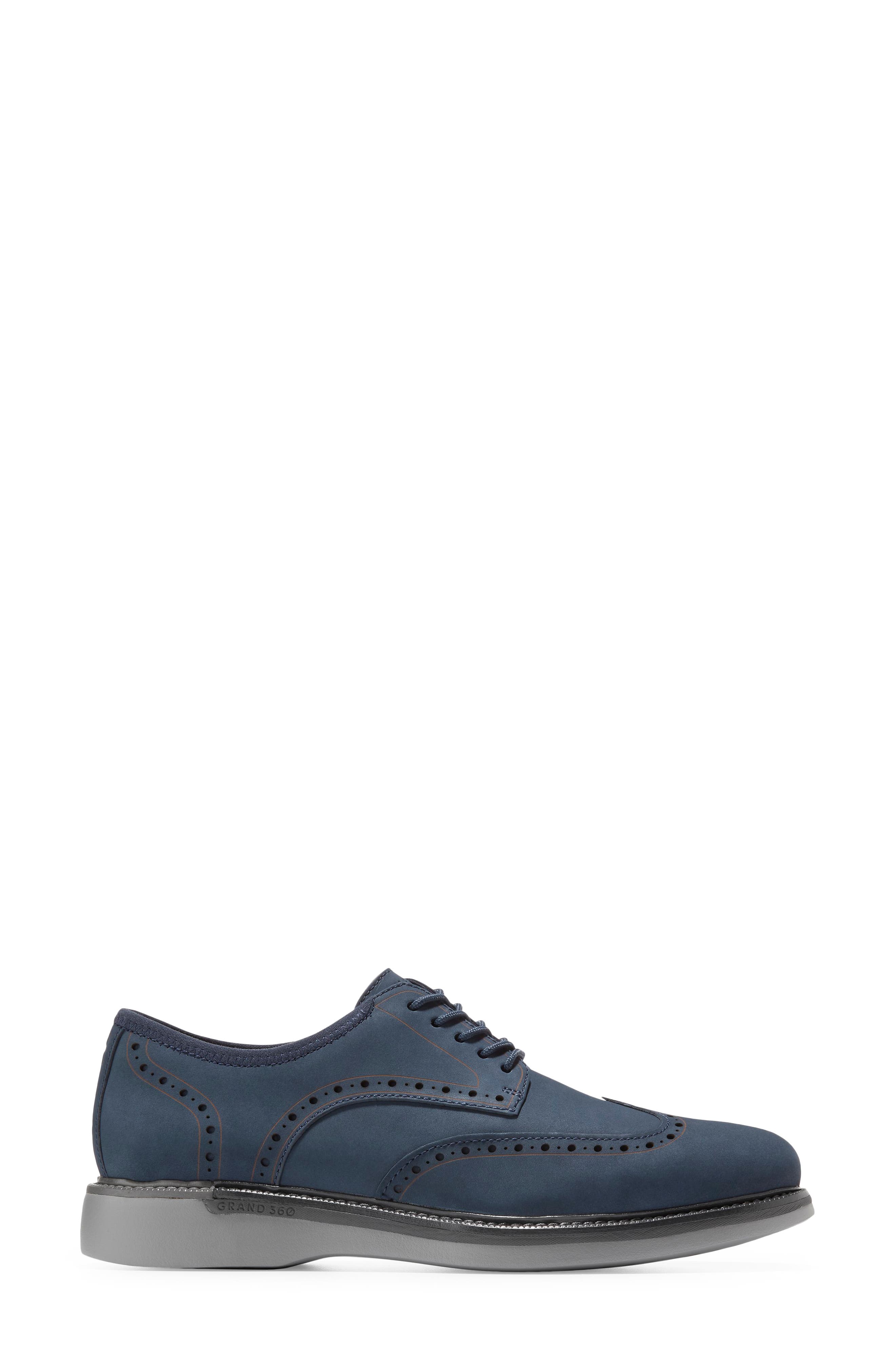 Cole Haan Men's Grand Ambition Wingtip Oxford - Navy | Size 7.5