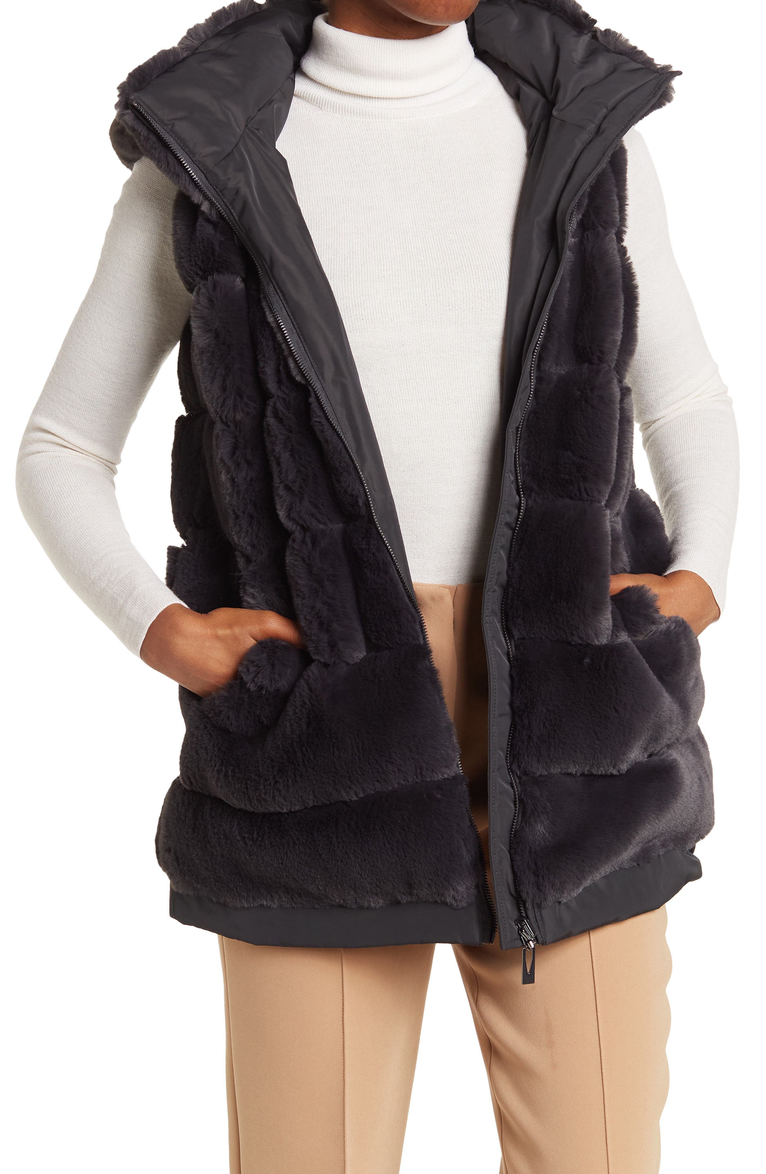 via spiga hooded vest