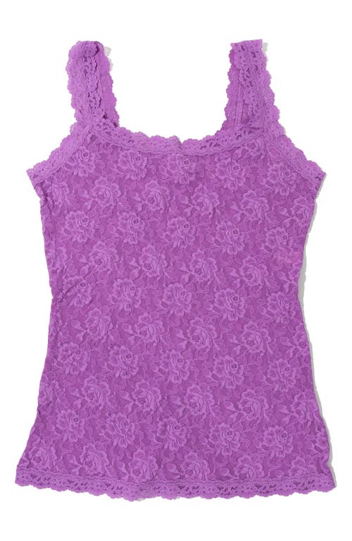 Shop Hanky Panky Lace Camisole In Violet Haze Purple