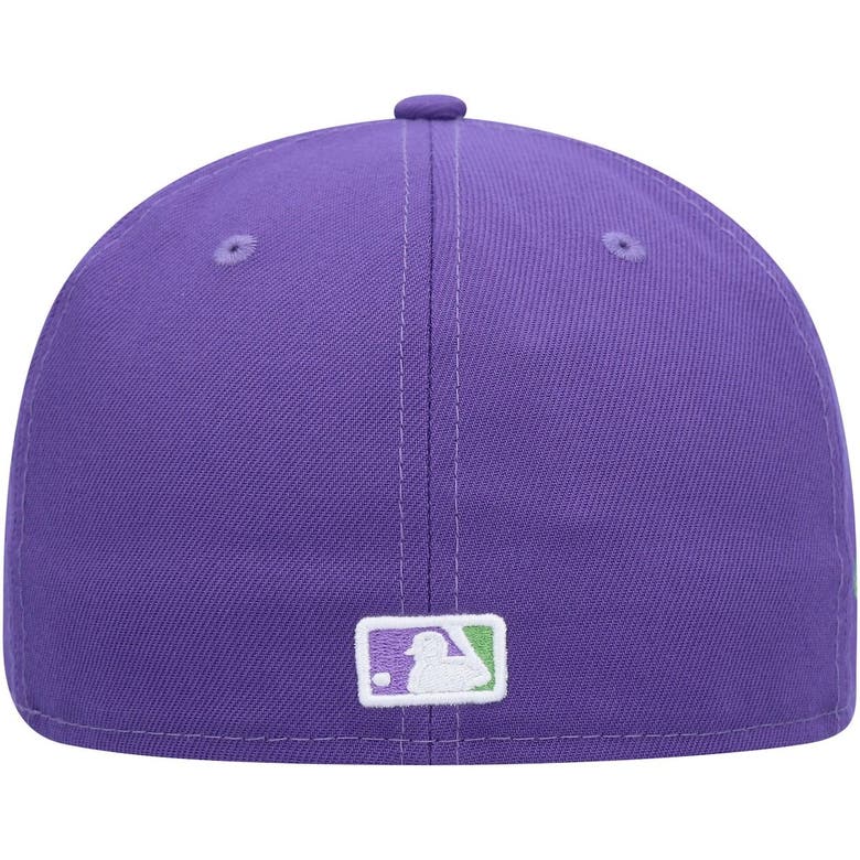 New Era Purple San Francisco Giants Lime Side Patch 59fifty Fitted Hat ...