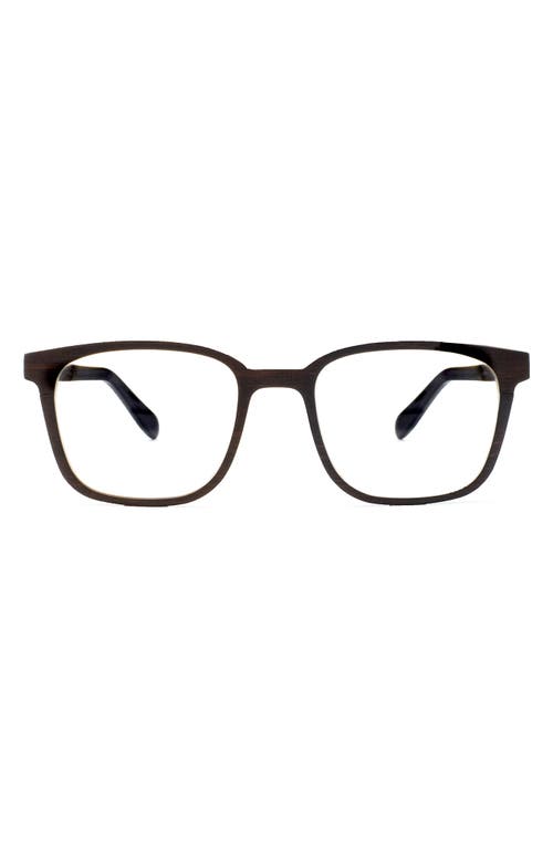 Bôhten Jetter 50mm Square Optical Glasses in Black /Clear