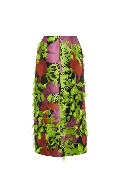 LA DOUBLEJ LA DOUBLEJ PENCIL SKIRT WONDERLAND FIL COUPE MULTICOLOR