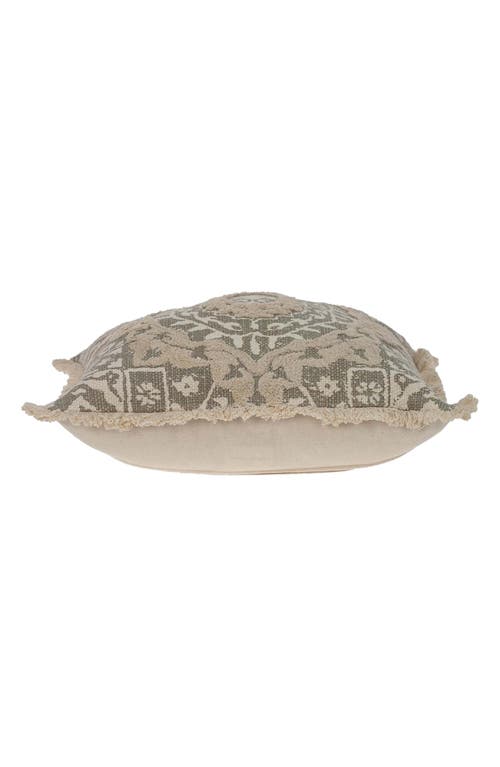 Parkland Collection Abu Cotton Throw Pillow In Beige