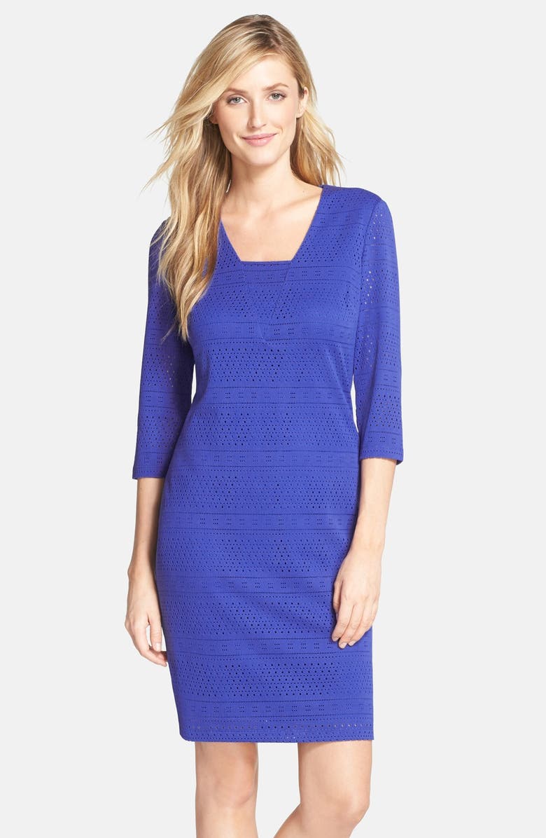Marc New York by Andrew Marc Open Knit Sheath | Nordstrom
