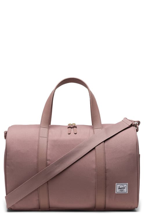 Herschel Supply Co. Novel Recycled Polyester Carry-On Duffle Bag in Ash Rose at Nordstrom