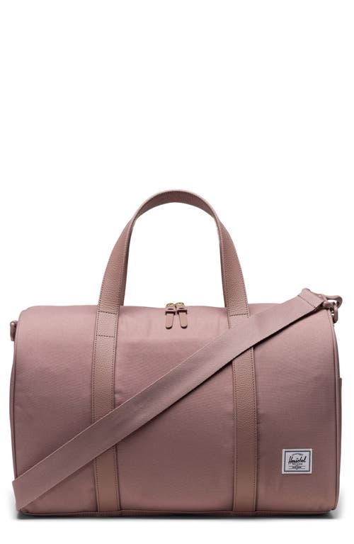 Herschel Supply Co . Novel Recycled Polyester Carry-on Duffle Bag In Ash Rose