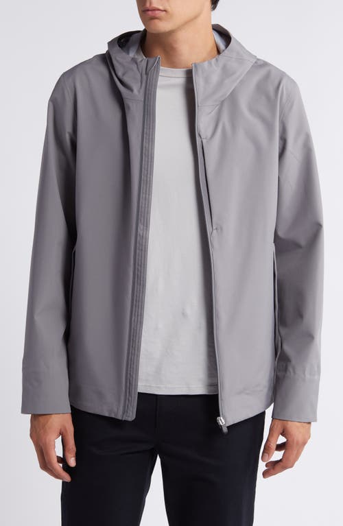 Shop Save The Duck Jari Waterproof Hooded Jacket In Mid Grey