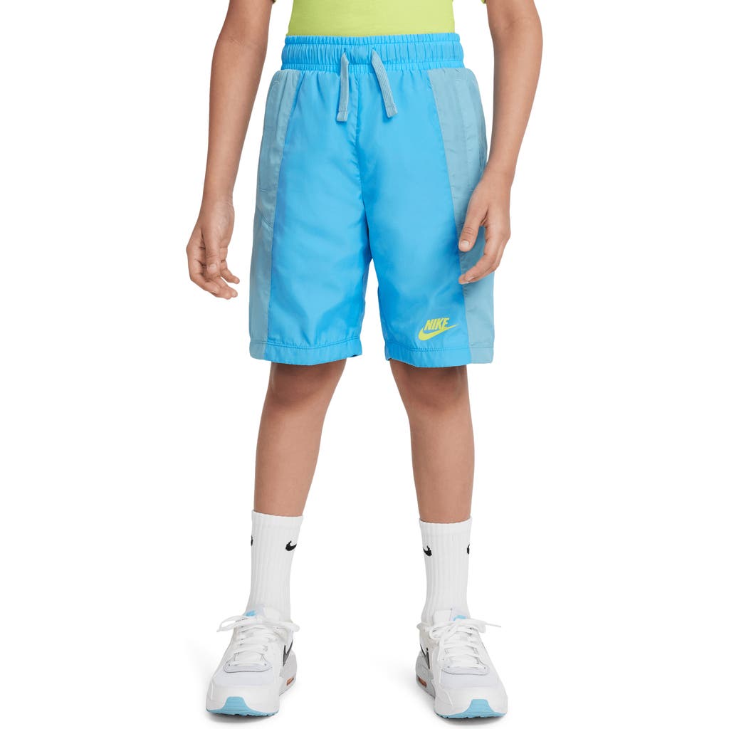Nike Kids' Sportswear Amplify Shorts In Blue