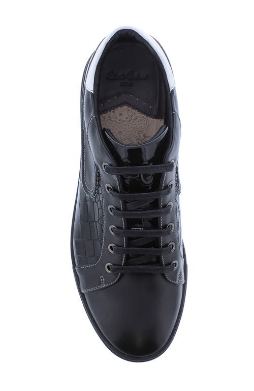 Shop Robert Graham Uffizi Sneaker In Black