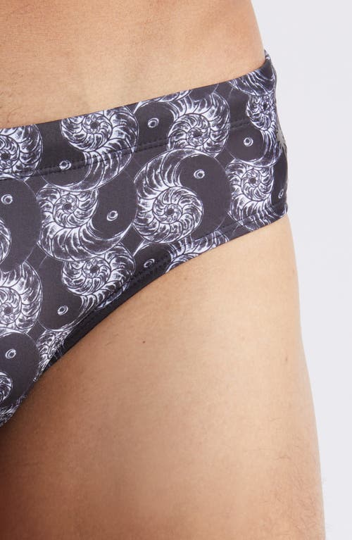 Boardies Yin & Yang Swim Briefs In Black/white