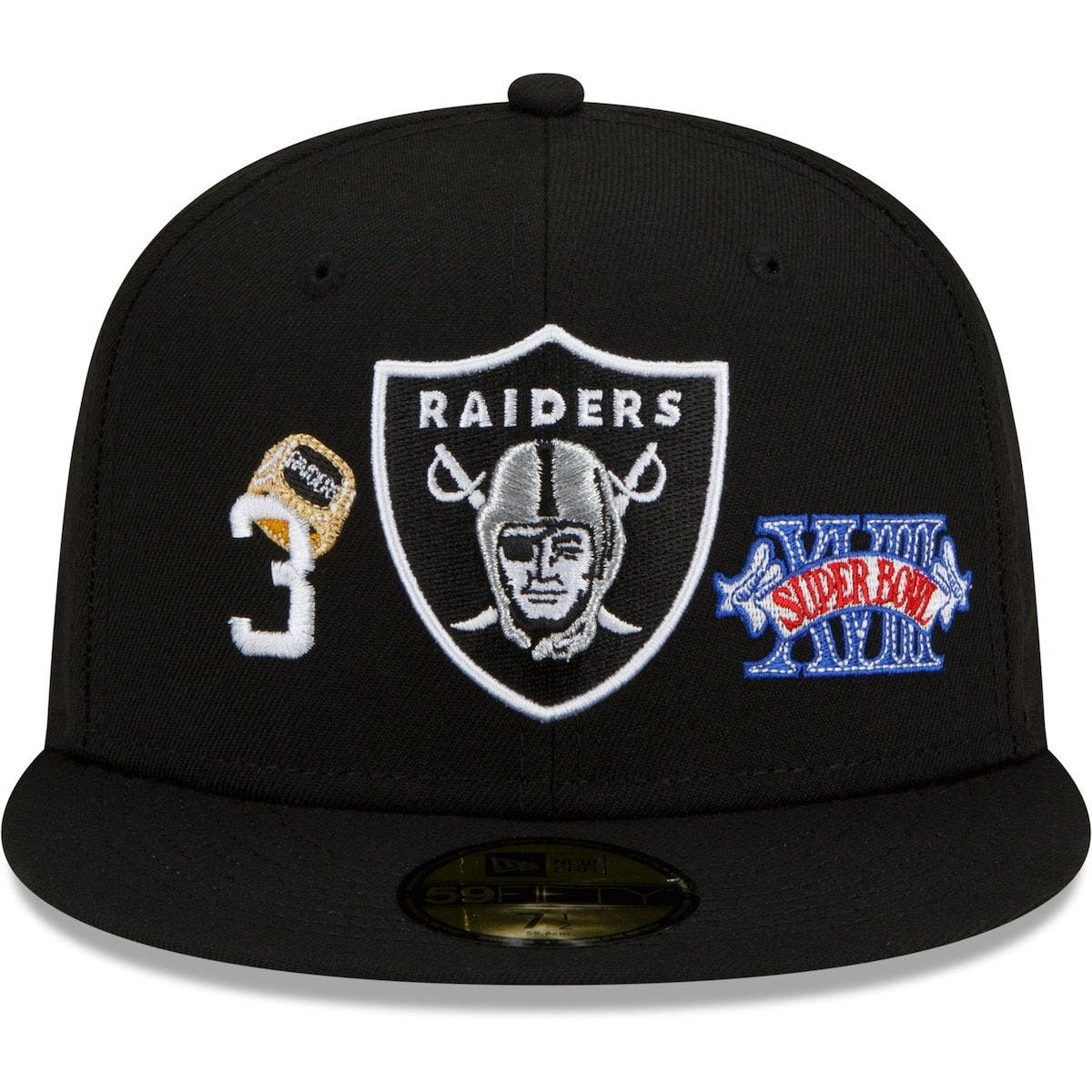 raiders championship hat