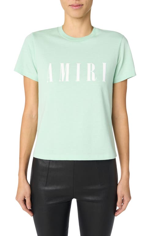 AMIRI Slim Fit Core Logo Graphic T-Shirt in Green-Cotton Jersey