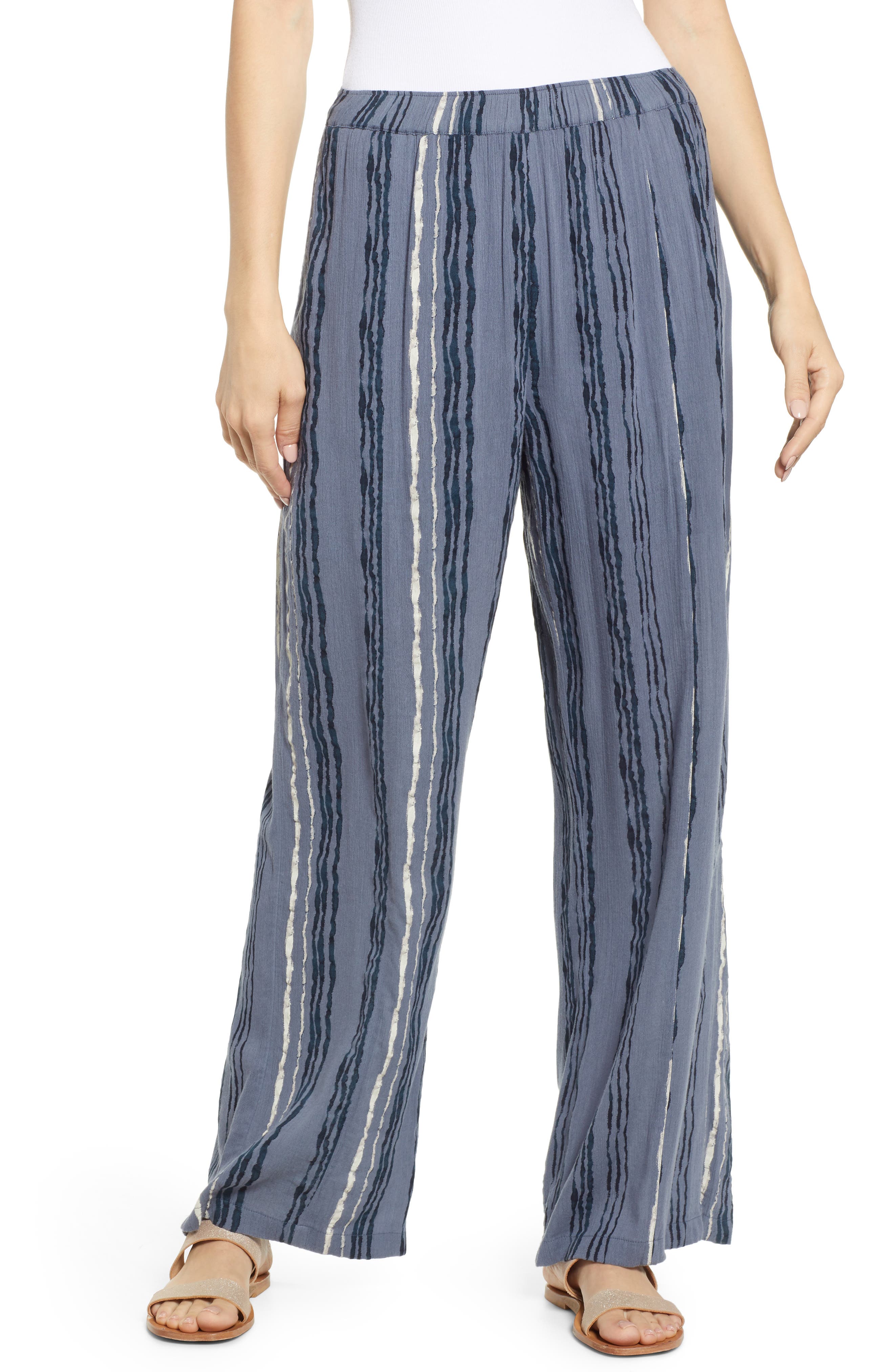 Women's Caslon Print Wide Leg Pants Women's Caslon Print Wide Leg Pants