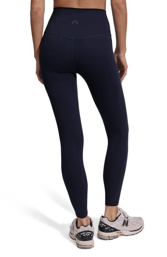Varley Freesoft Cropped Stretch-jersey Leggings In Sky Captain
