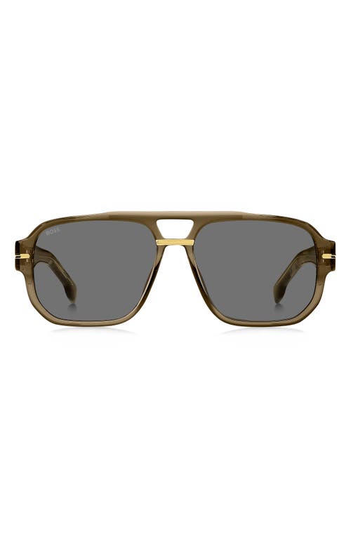 Hugo Boss Boss Boss By Boss 1718/s 09q(2k) In Brown/grey Ar