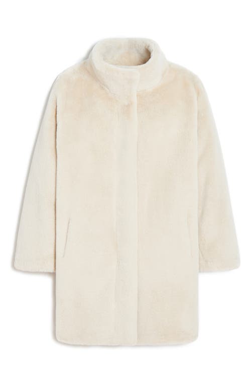 Shop Apparis Blair Mid Length Recycled Polyester Pluche™ Faux Fur Coat In Latte