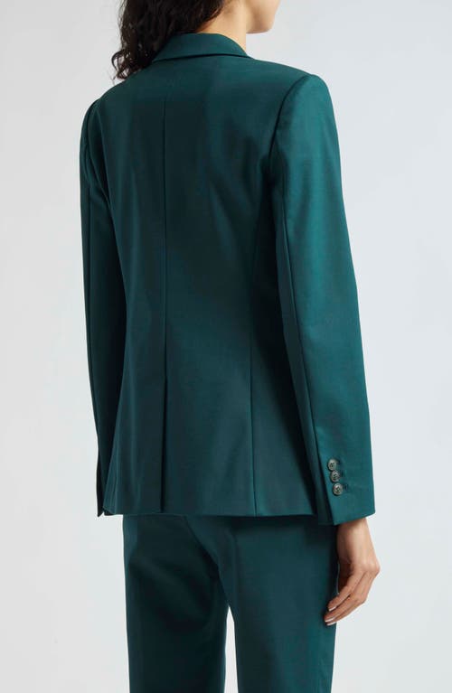 EMPORIO ARMANI EMPORIO ARMANI COTTON BLEND COUTURE ONE-BUTTON BLAZER
