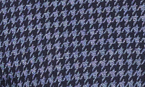 7 Diamonds Generation Houndstooth Knit Button-up Shirt In Navy