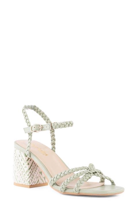 Green Ankle Strap Sandals for Women | Nordstrom