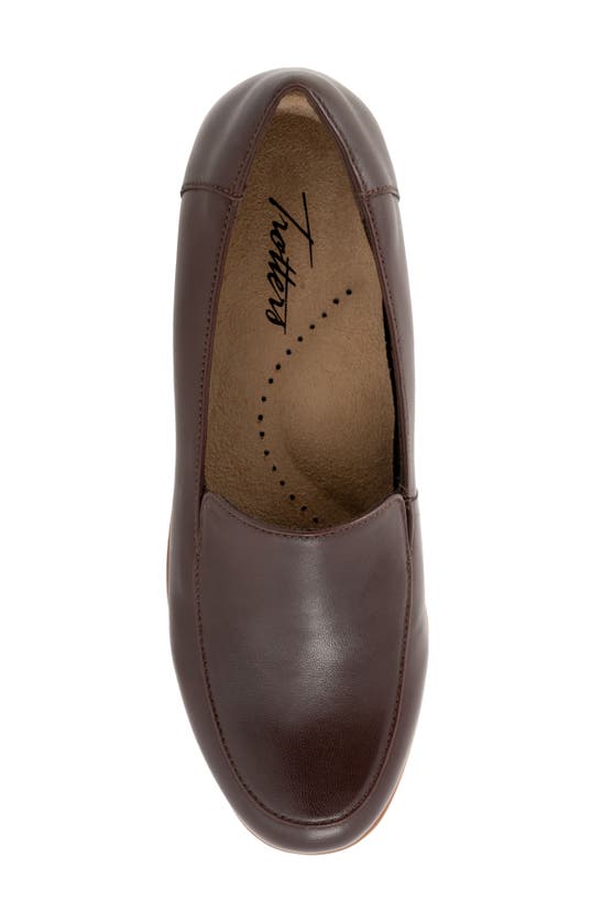 Trotters Deanna Flat In Dark Brown
