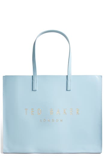 Ted Baker London Crikon Faux Leather Tote In Blue