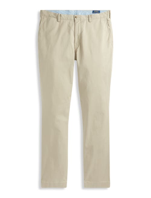 Polo Ralph Lauren Stretch Chino Pants In Khaki Tan