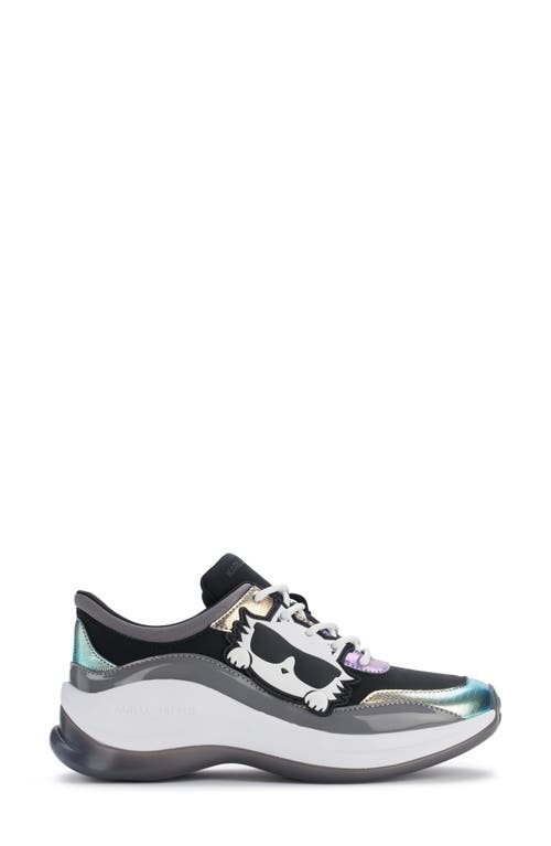 Karl Lagerfeld Paris Coty Sneaker In Slate/black