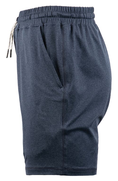 Burnside Soft Jersey Shorts In Ink Blue