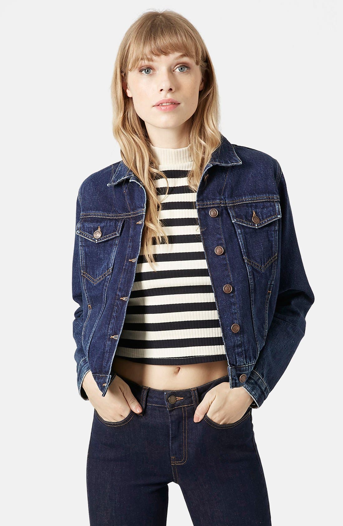nordstrom topshop denim jacket