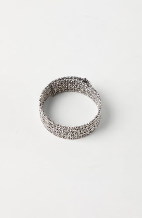 Shop Brunello Cucinelli Vetro And Sterling Silver Cuff