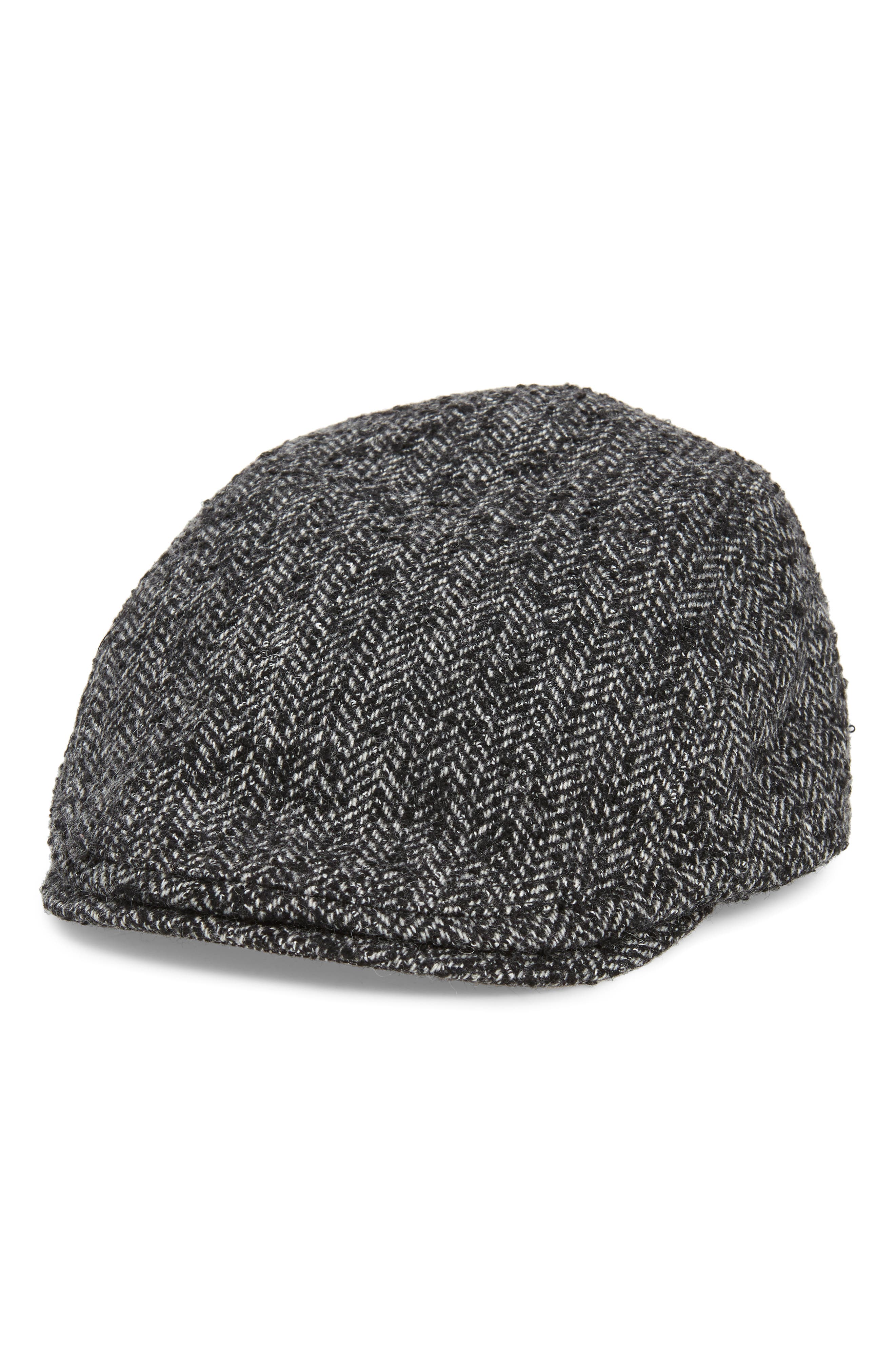 ted baker herringbone flat cap